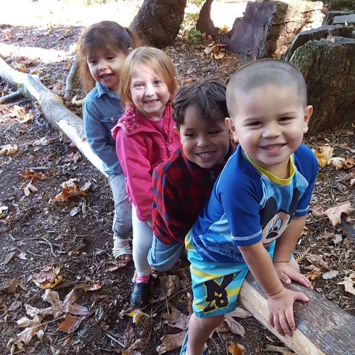 Squaxin Island Outdoor Preschool Students